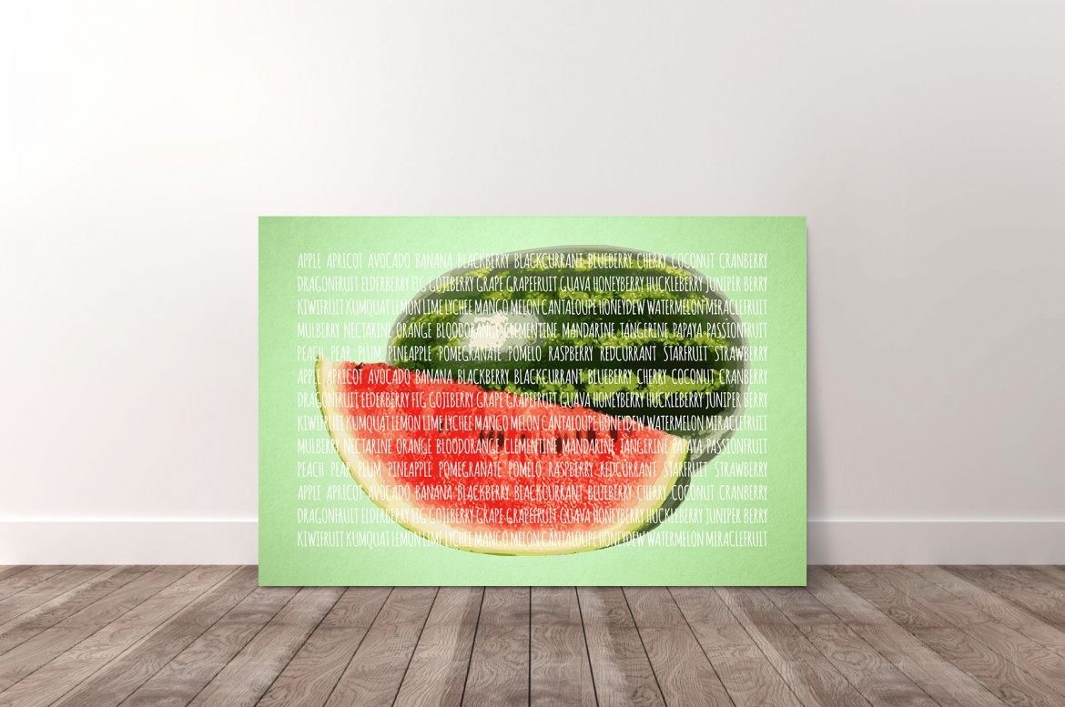 Meloen in kleur