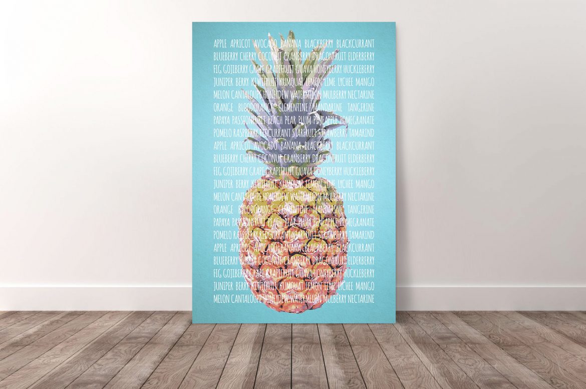 Ananas in kleur